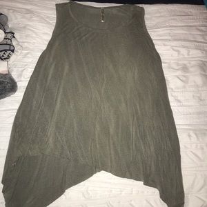 Green asymmetrical top